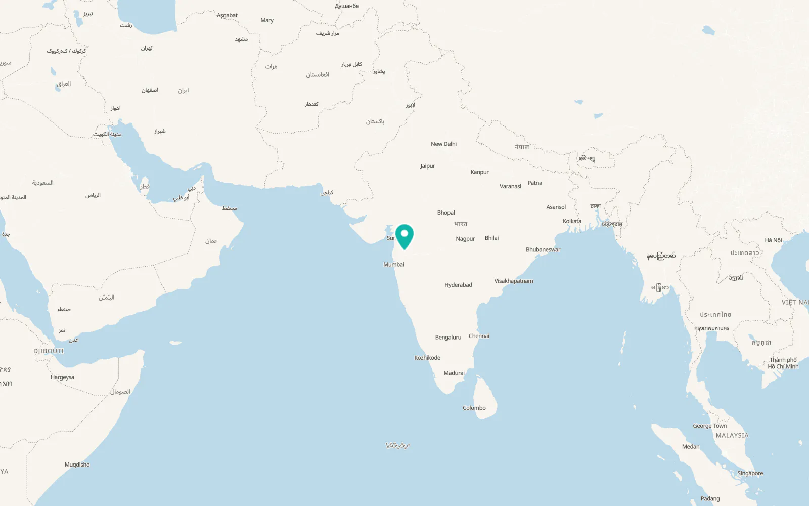Map of Nashik