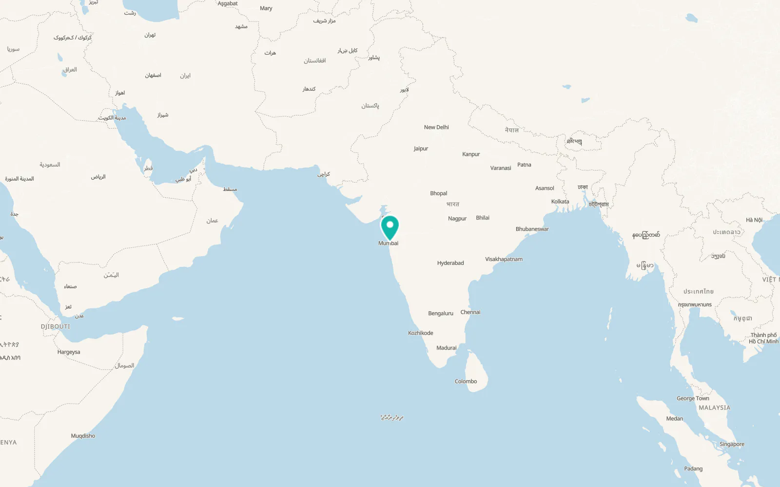 Map of Navi Mumbai
