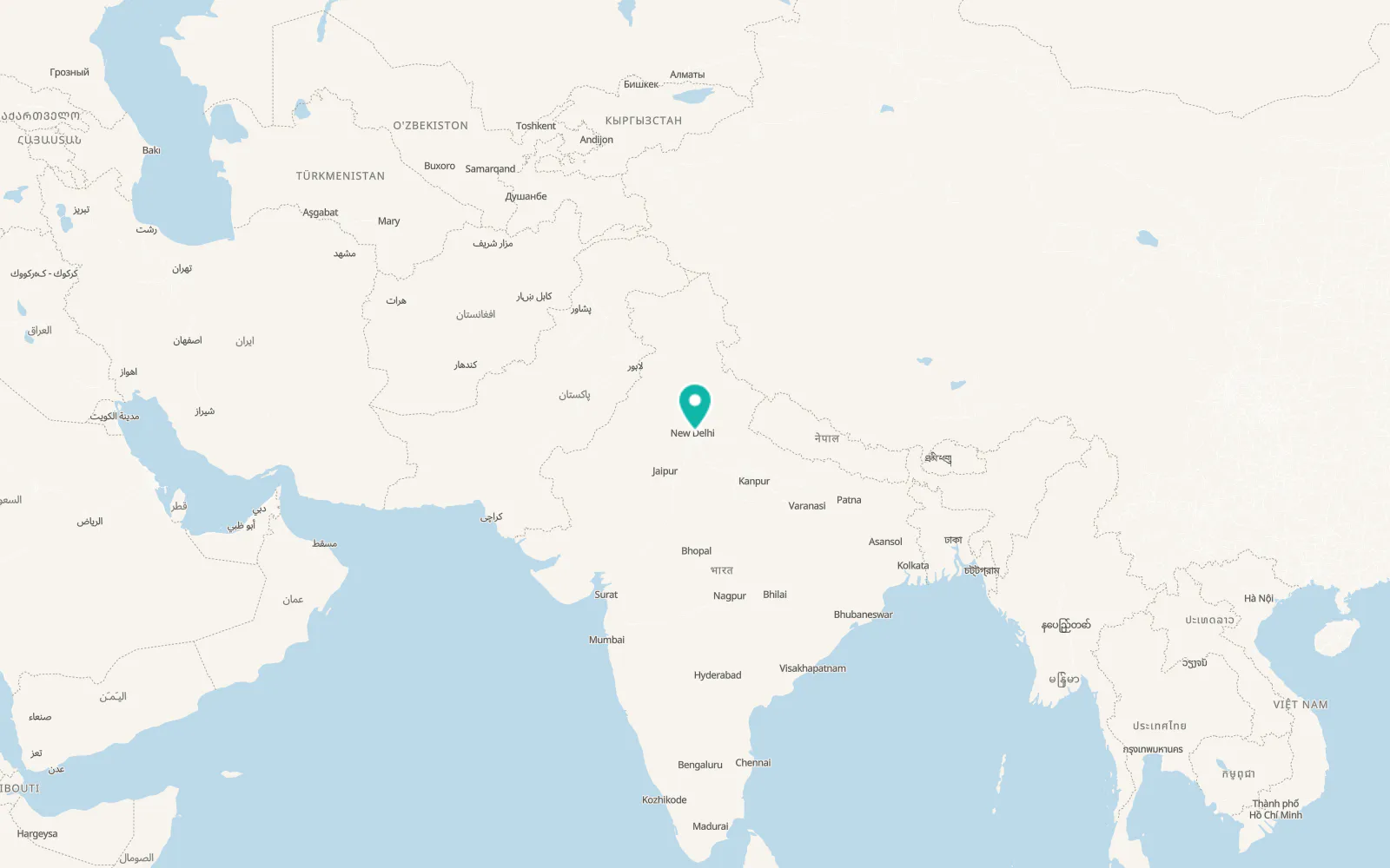 Map of Noida