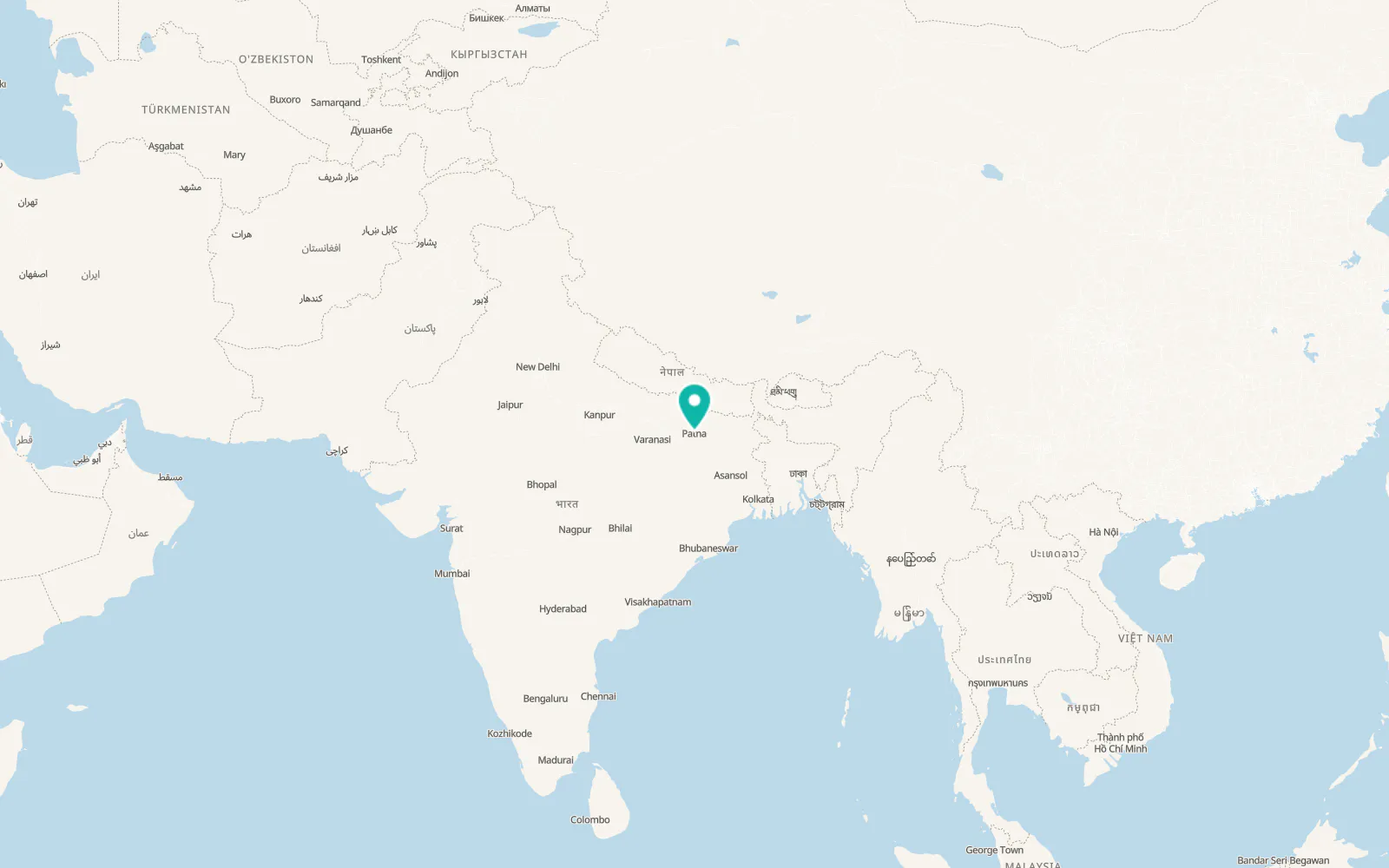 Map of Patna