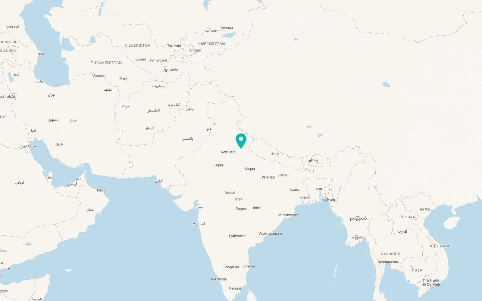 Map of Rāmpur