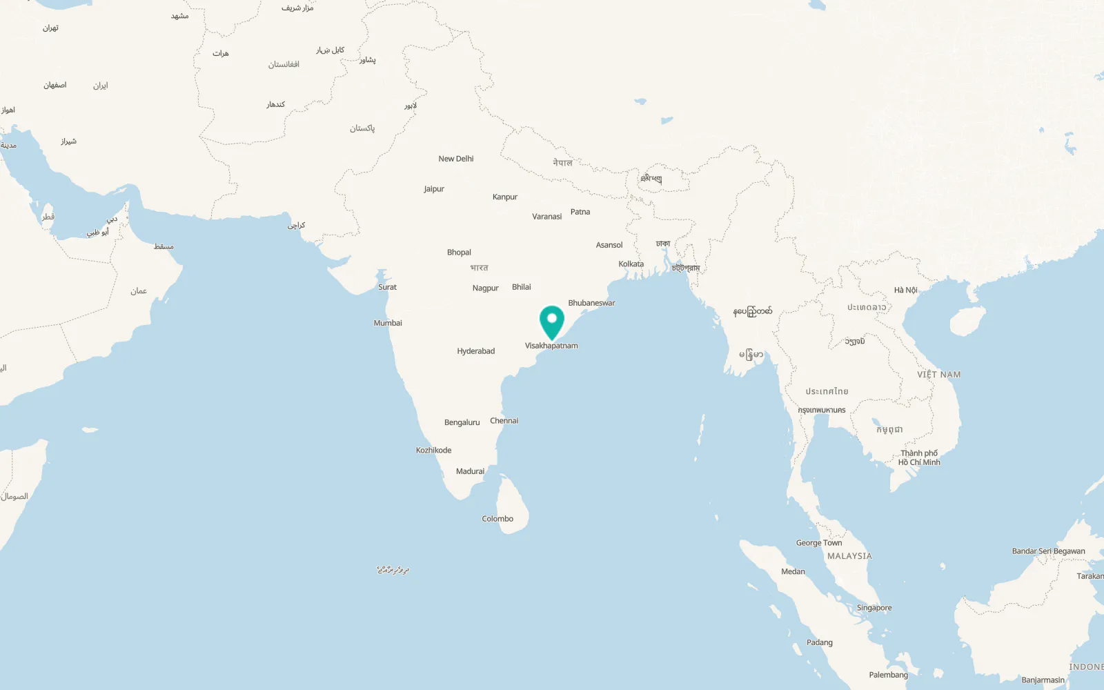 Map of Rasapūdipalem