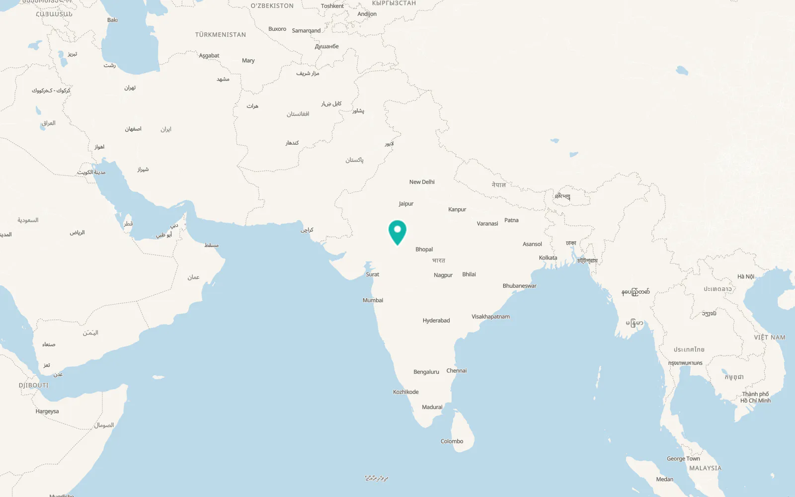 Map of Ratlām
