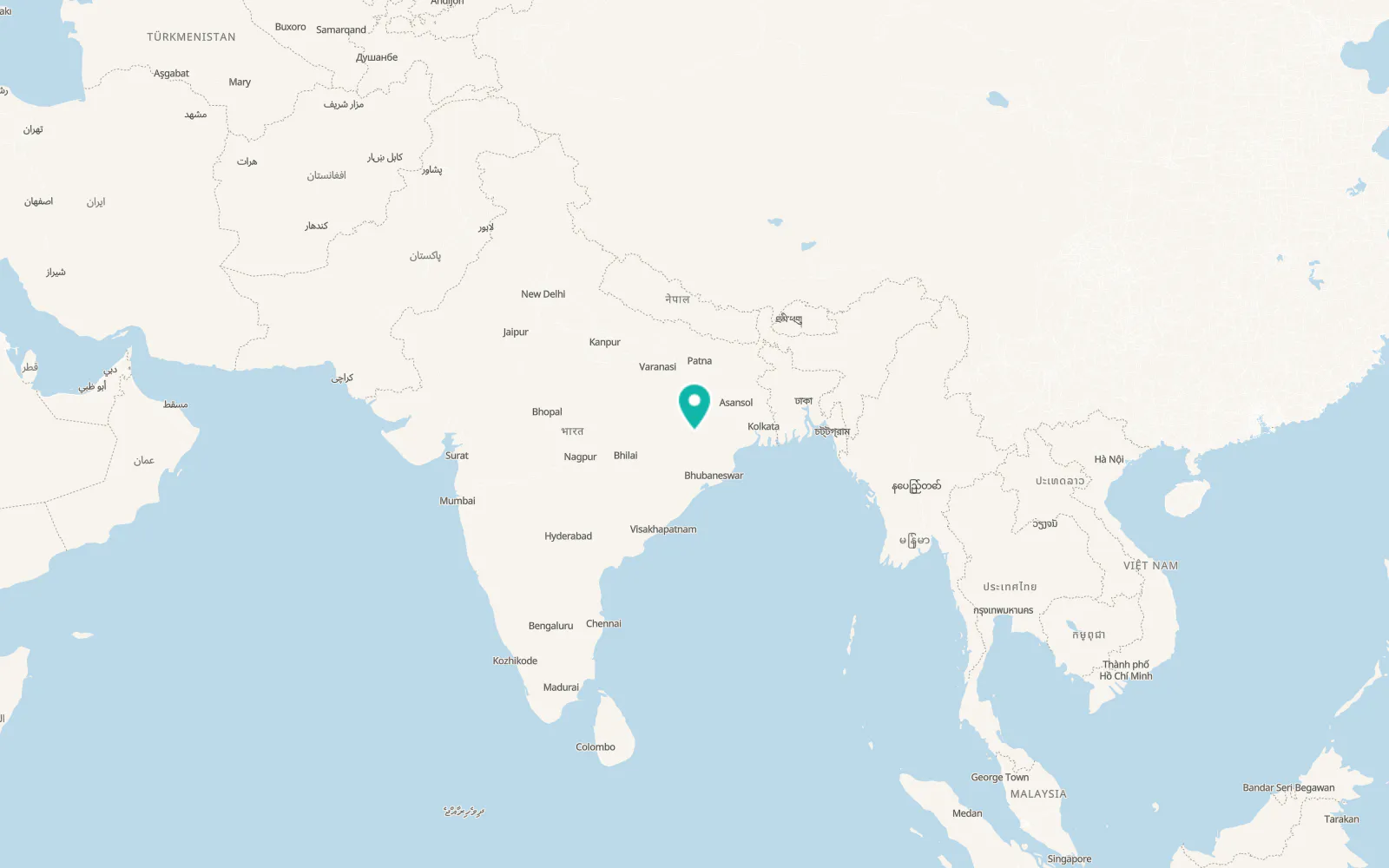Map of Rourkela