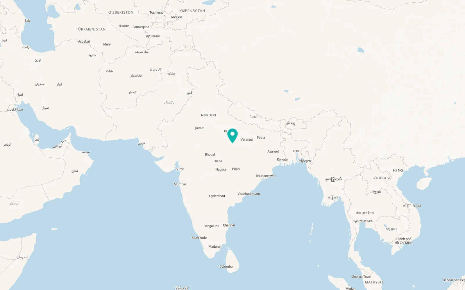 Map of Satna