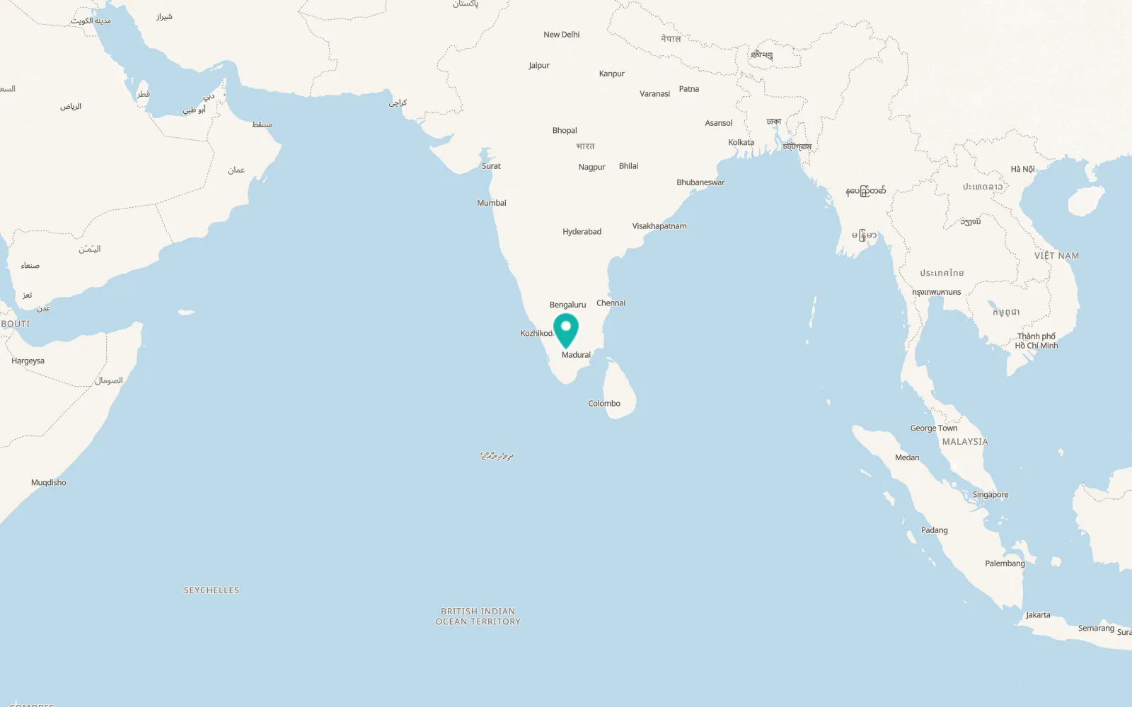 Map of Teni