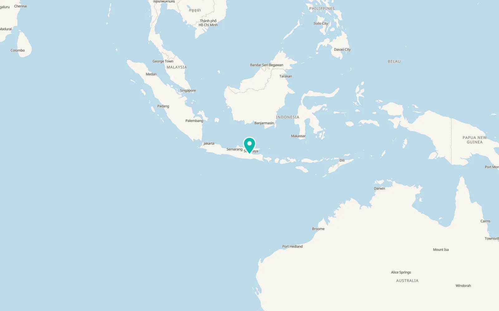 Map of Batu