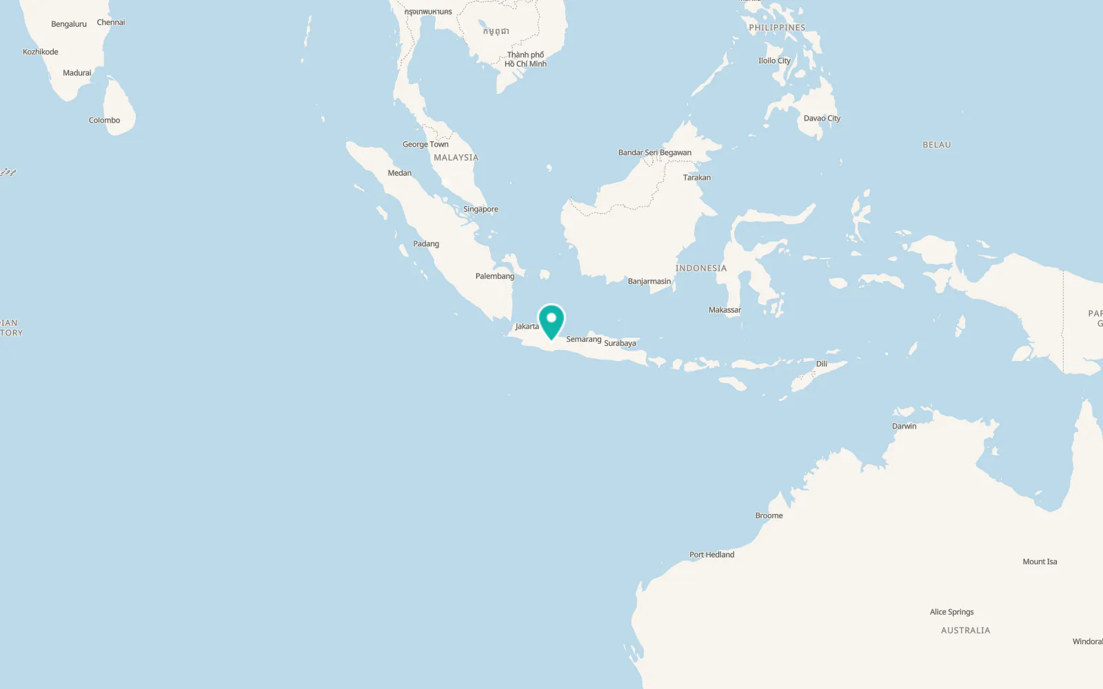 Map of Ciamis