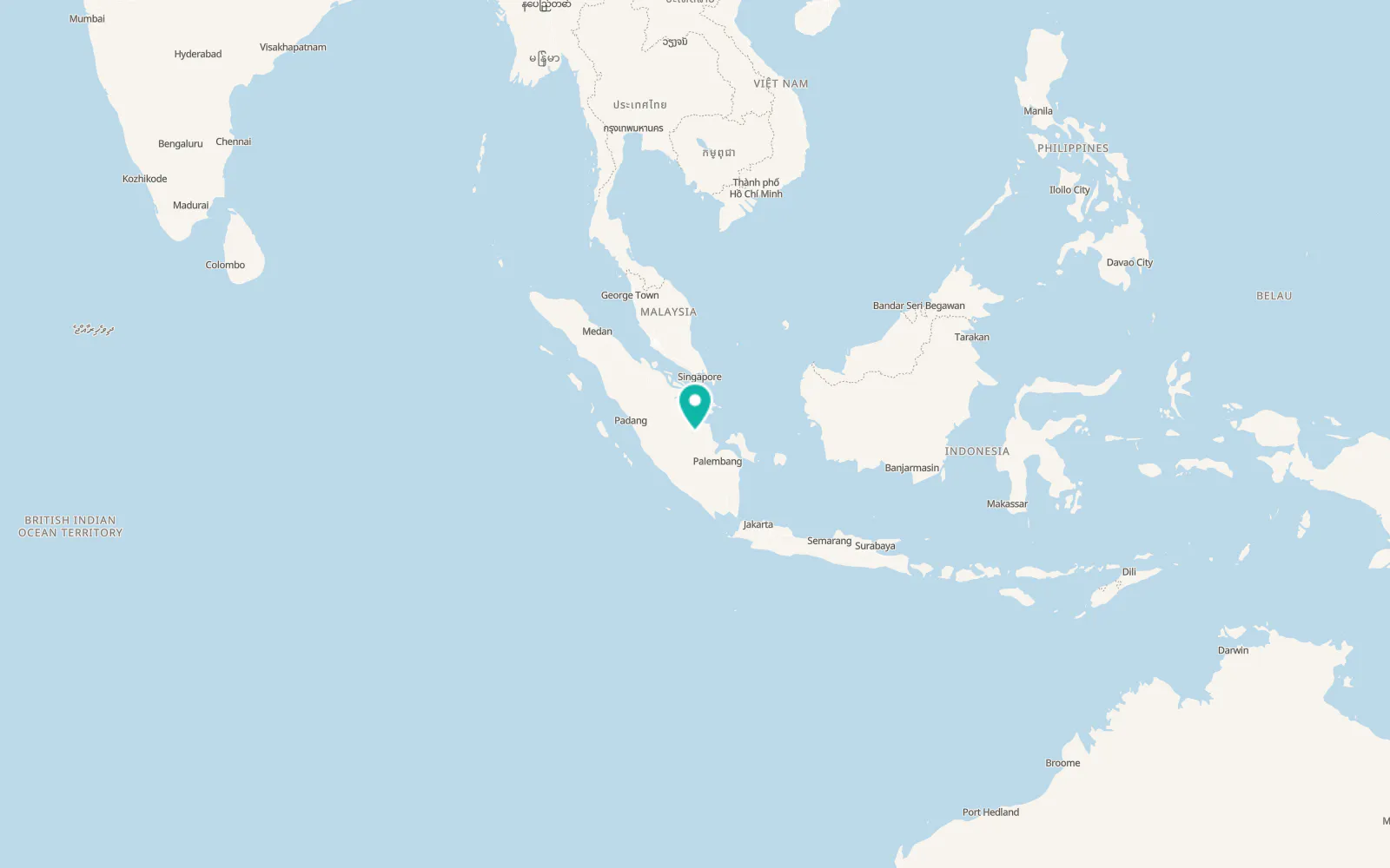 Map of Jambi City