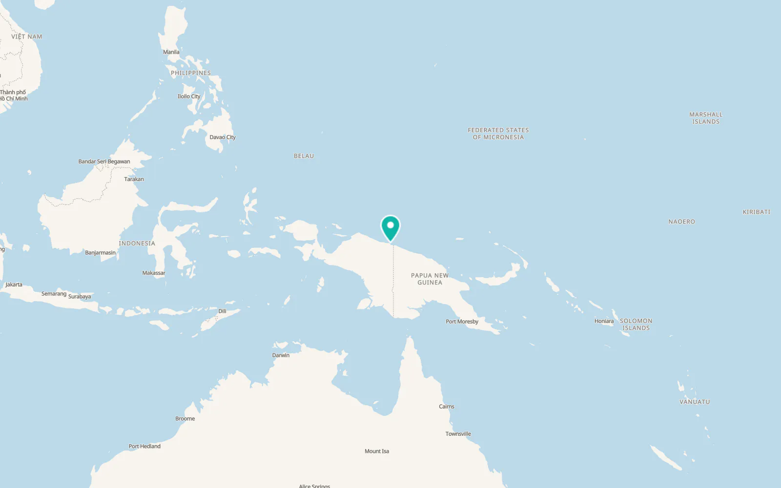 Map of Jayapura