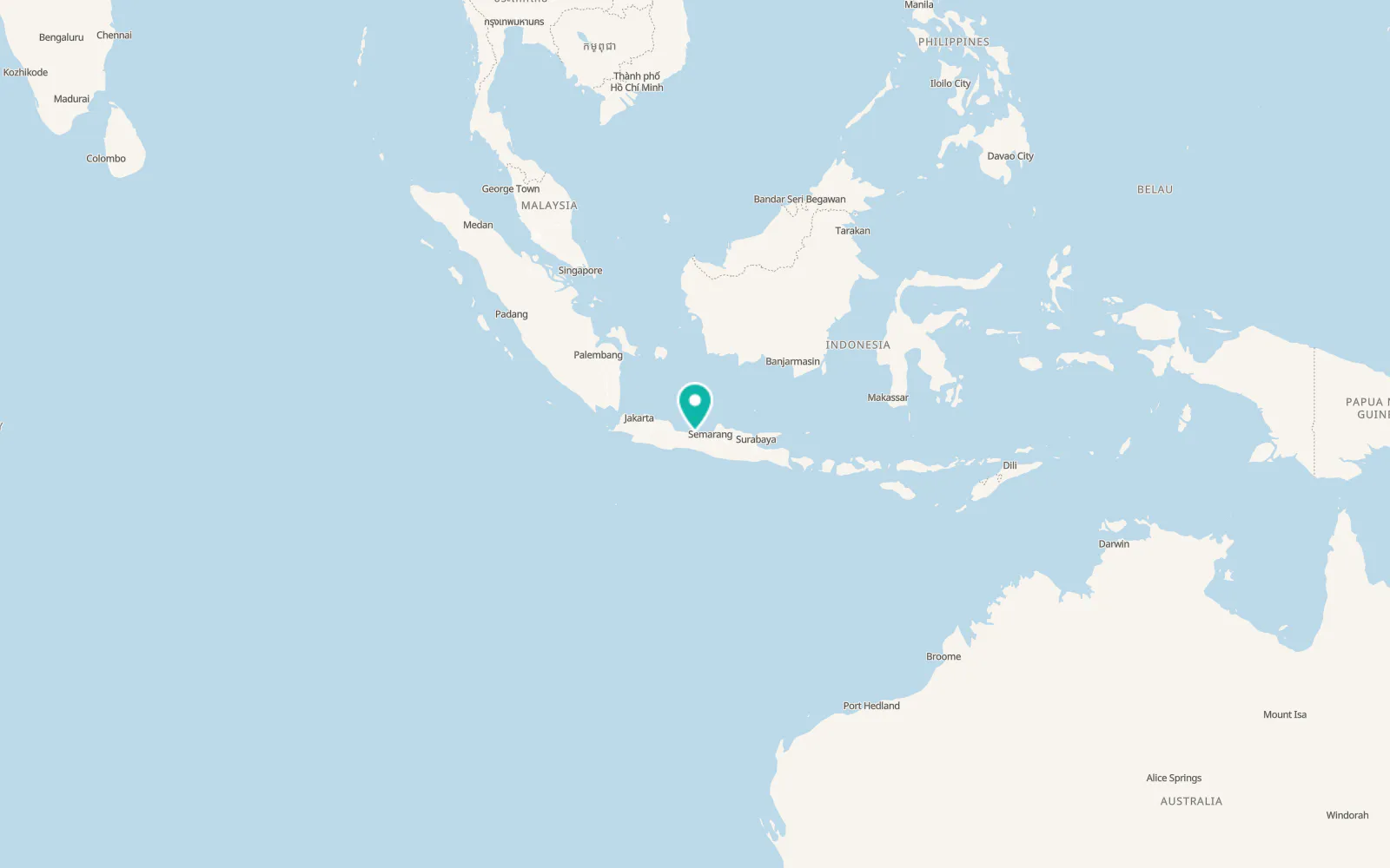 Map of Kedungwuni