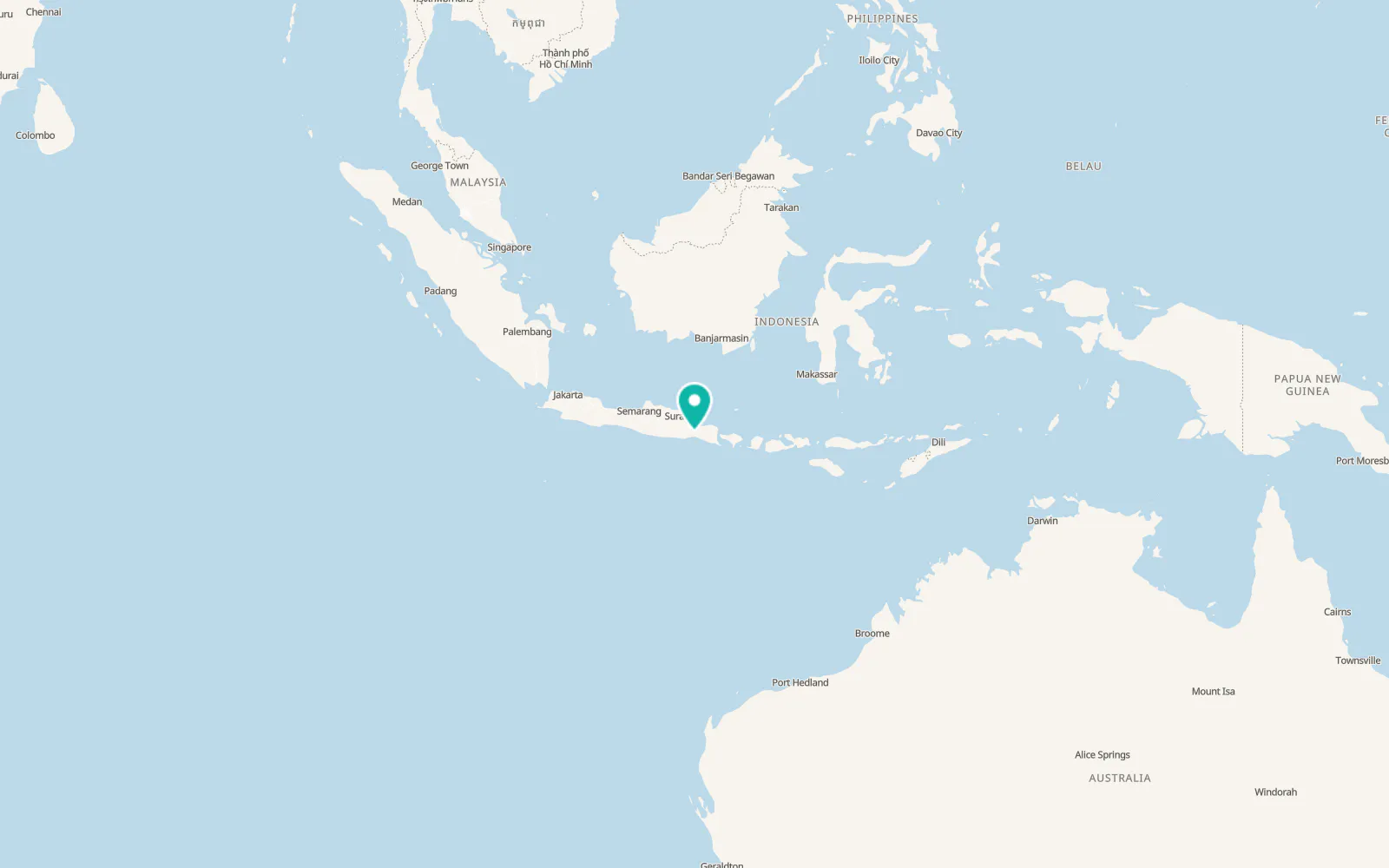 Map of Lumajang