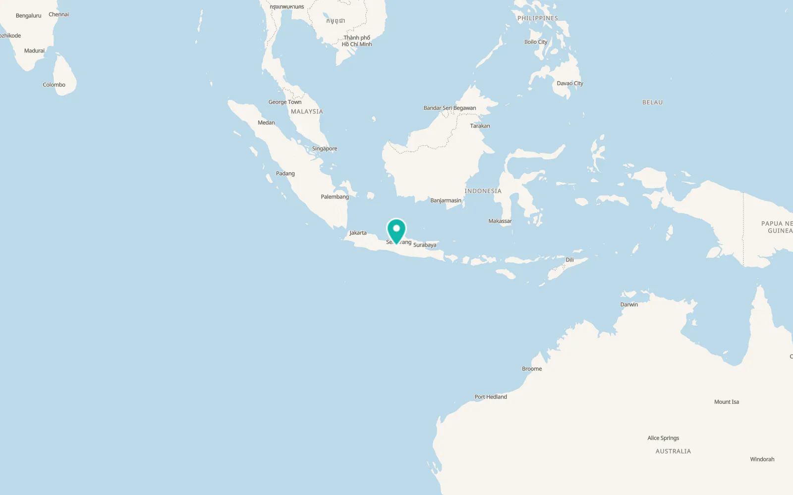 Map of Magelang
