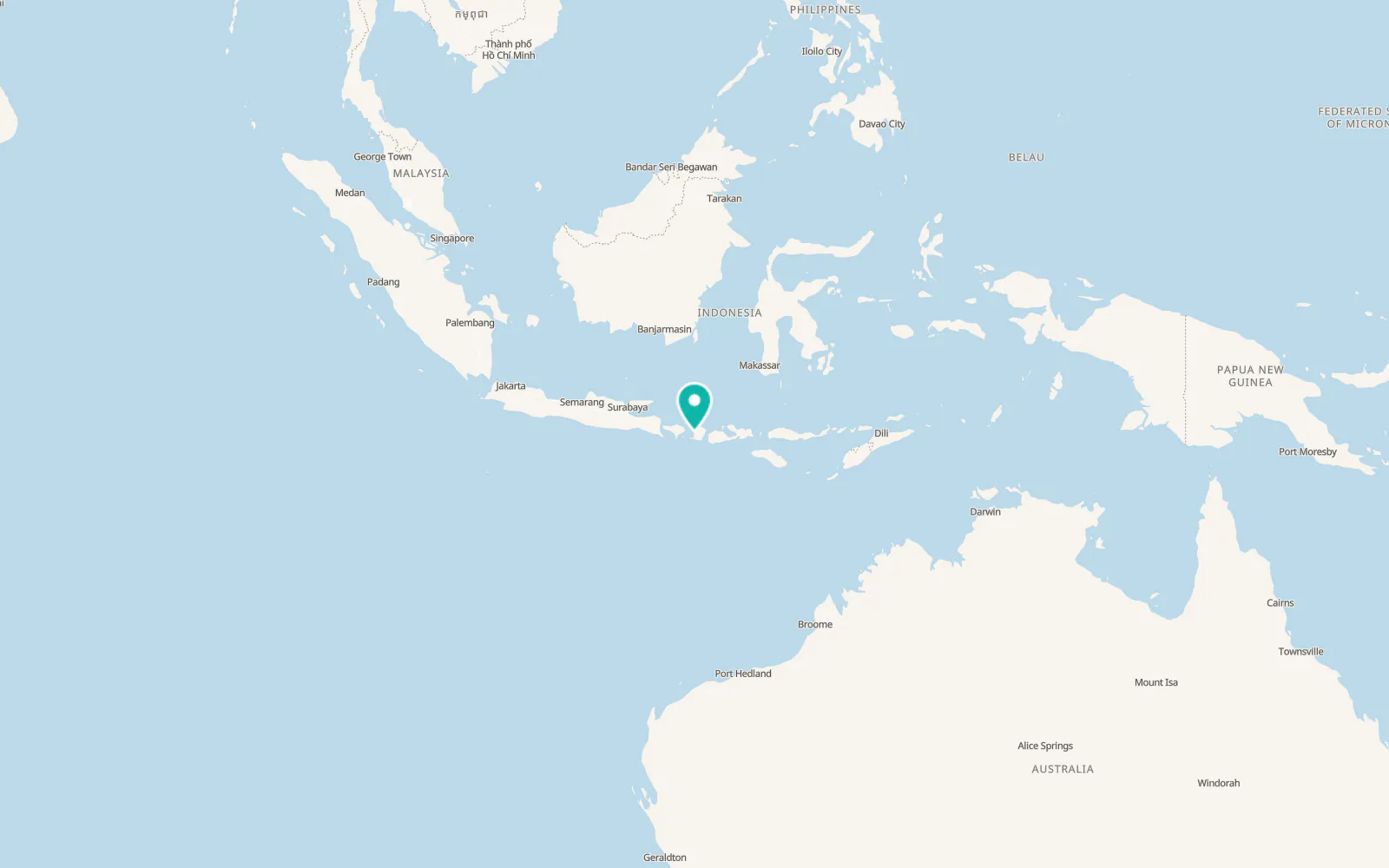 Map of Mataram