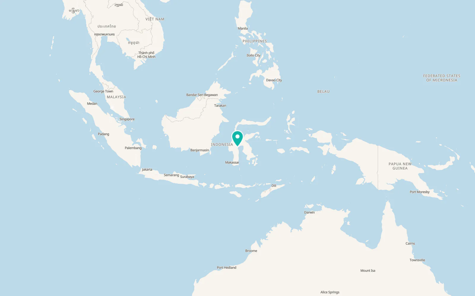 Map of Palopo