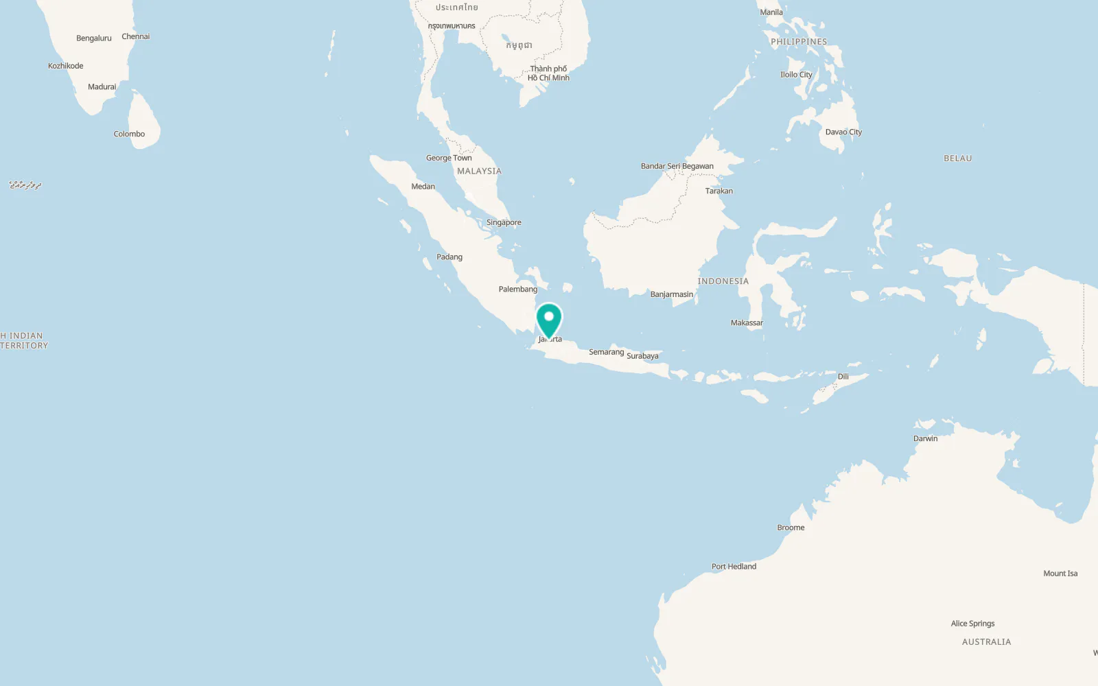 Map of Parung