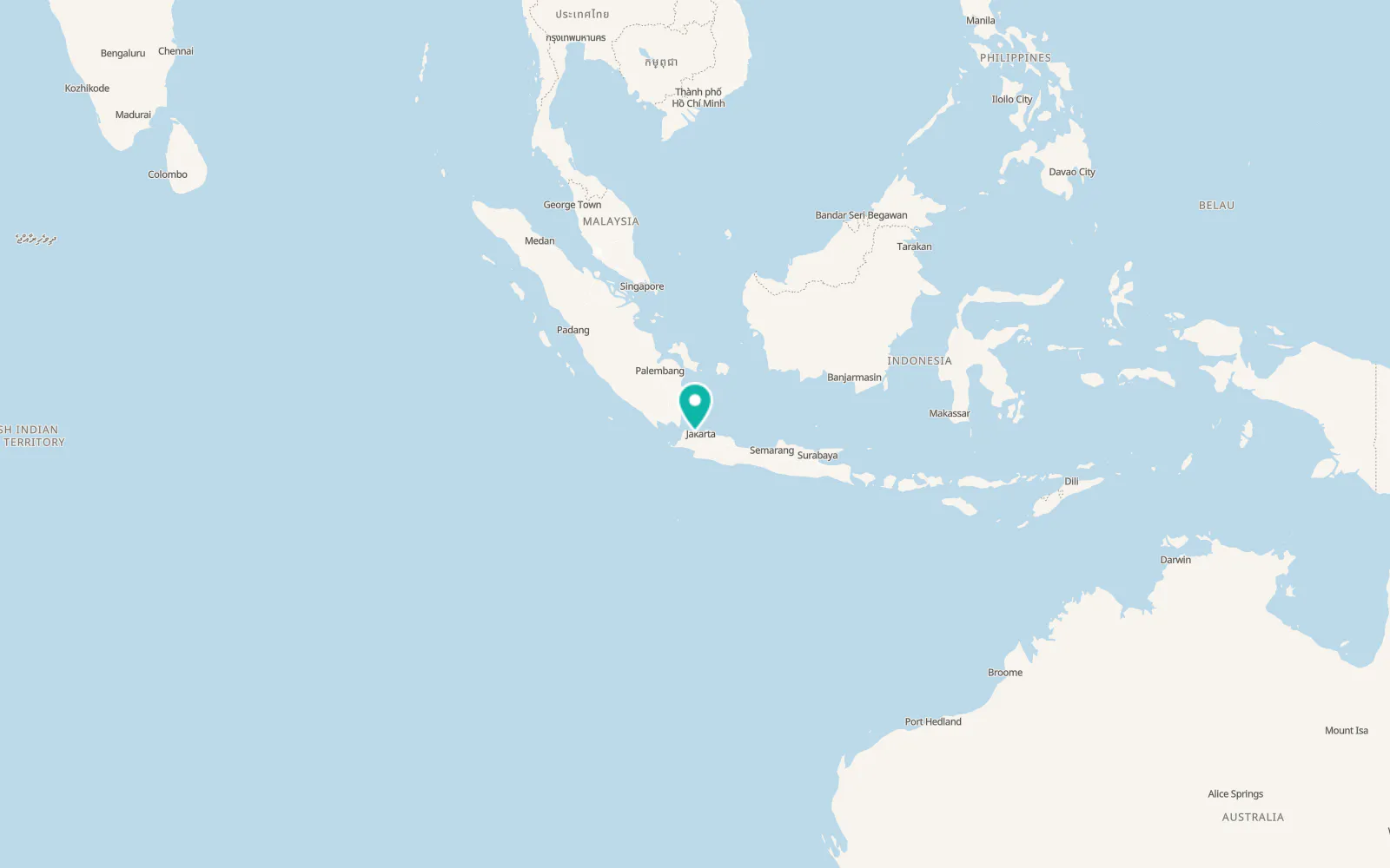 Map of Pasarkemis