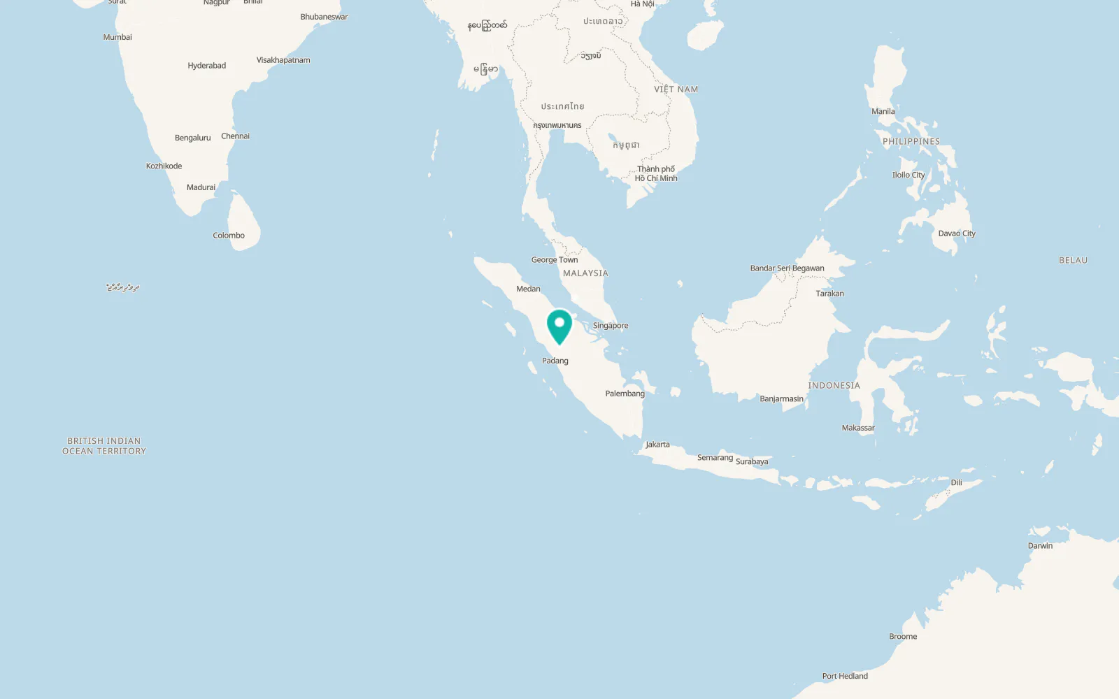 Map of Payakumbuh