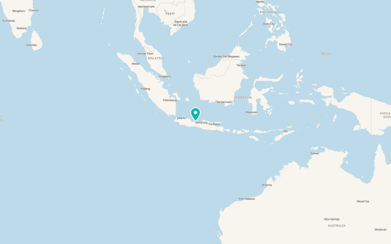 Map of Pemalang