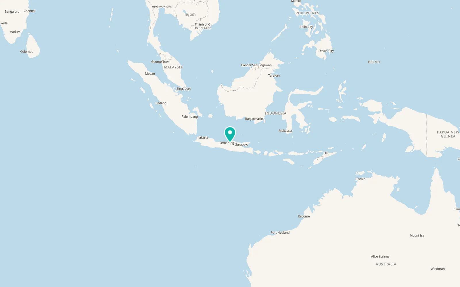 Map of Purwodadi