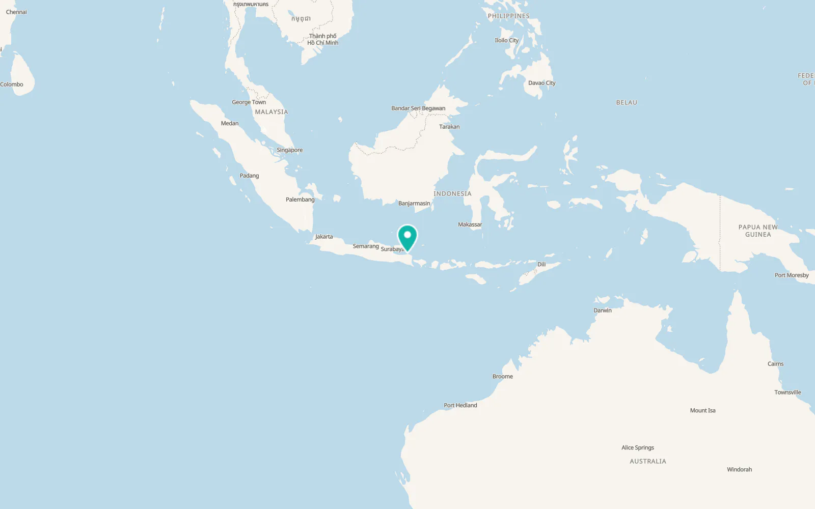 Map of Situbondo