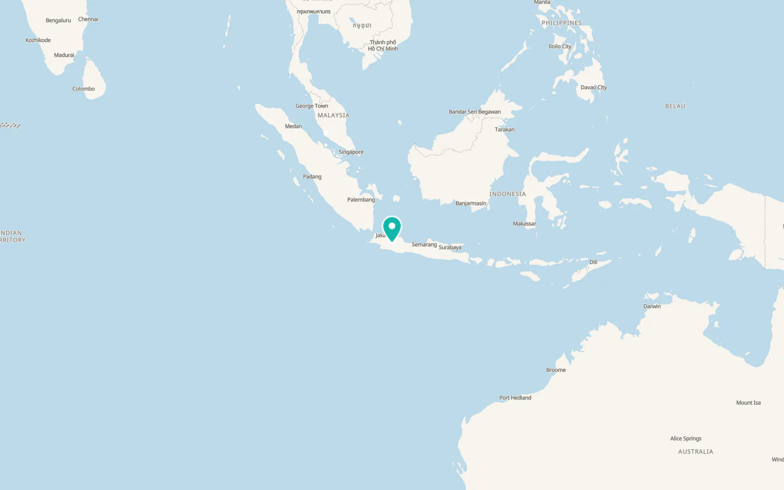 Map of Soreang