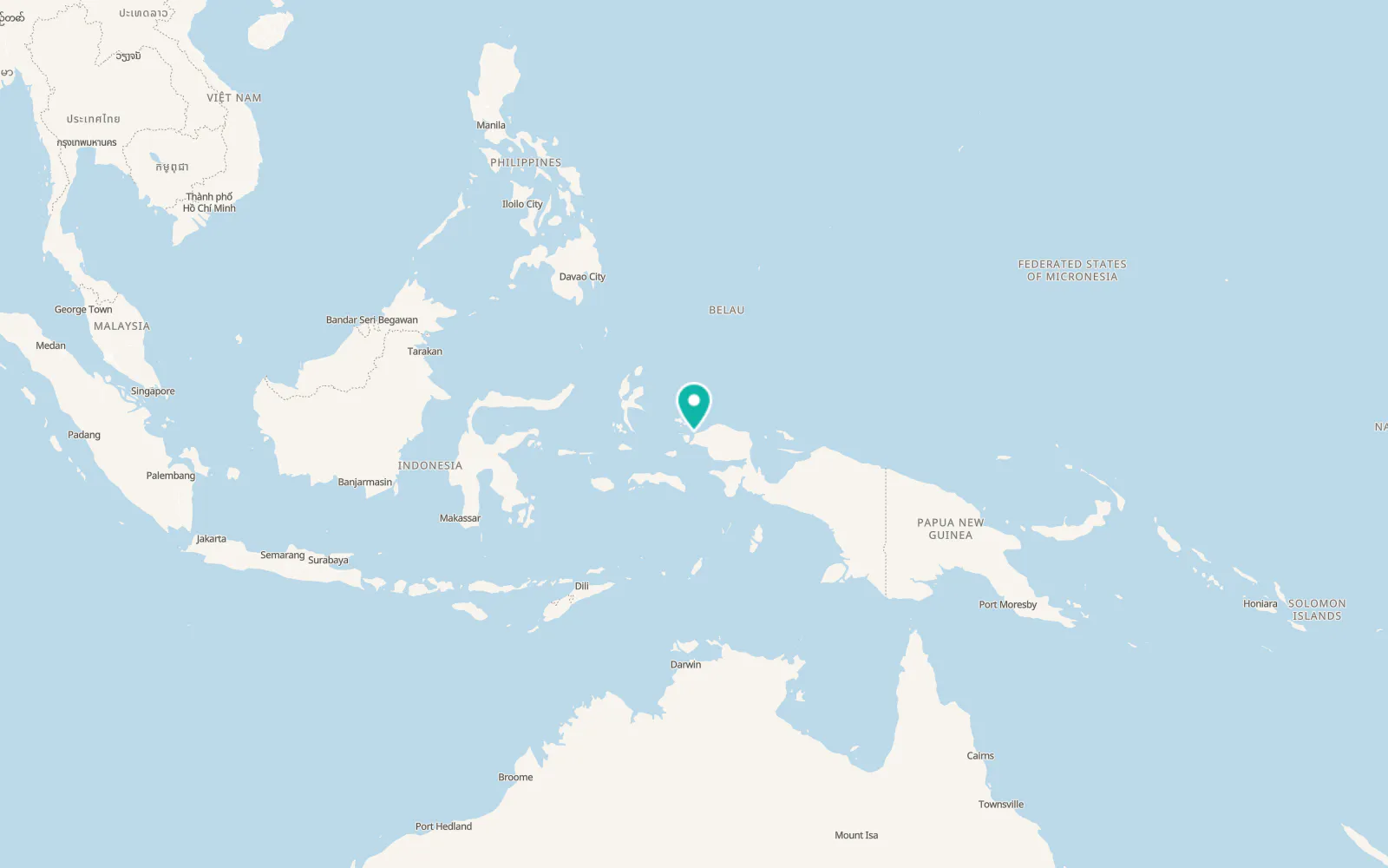 Map of Sorong