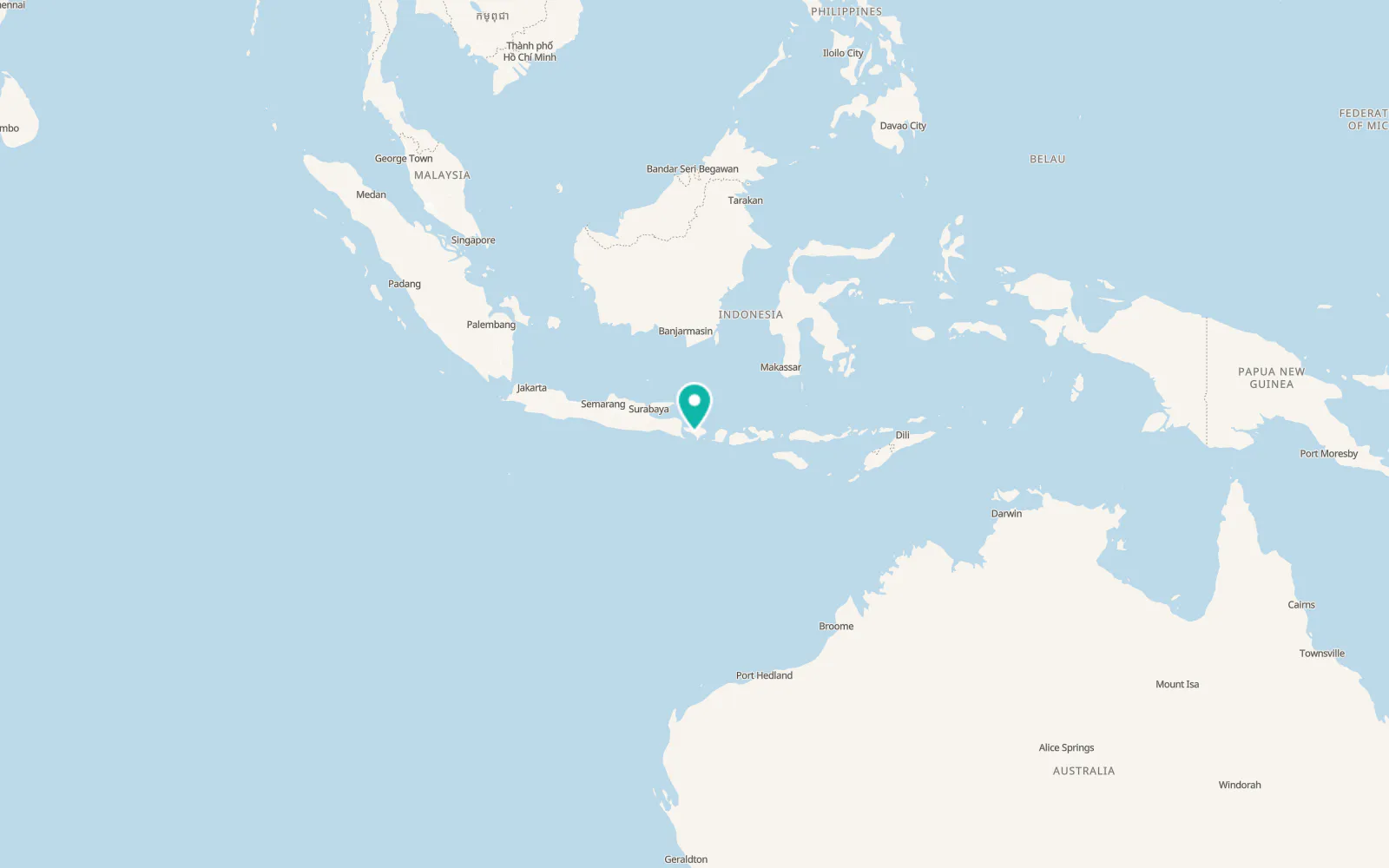 Map of Sukawati
