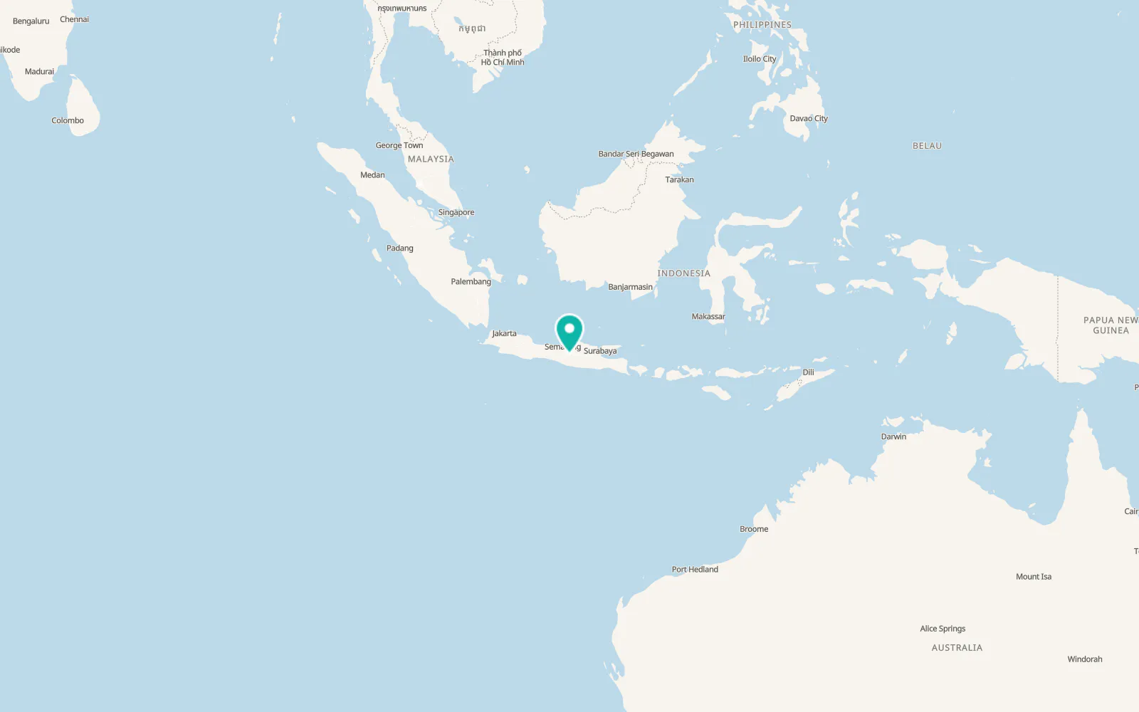 Map of Surakarta