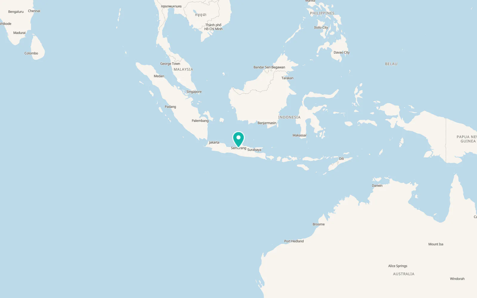 Map of Ungaran