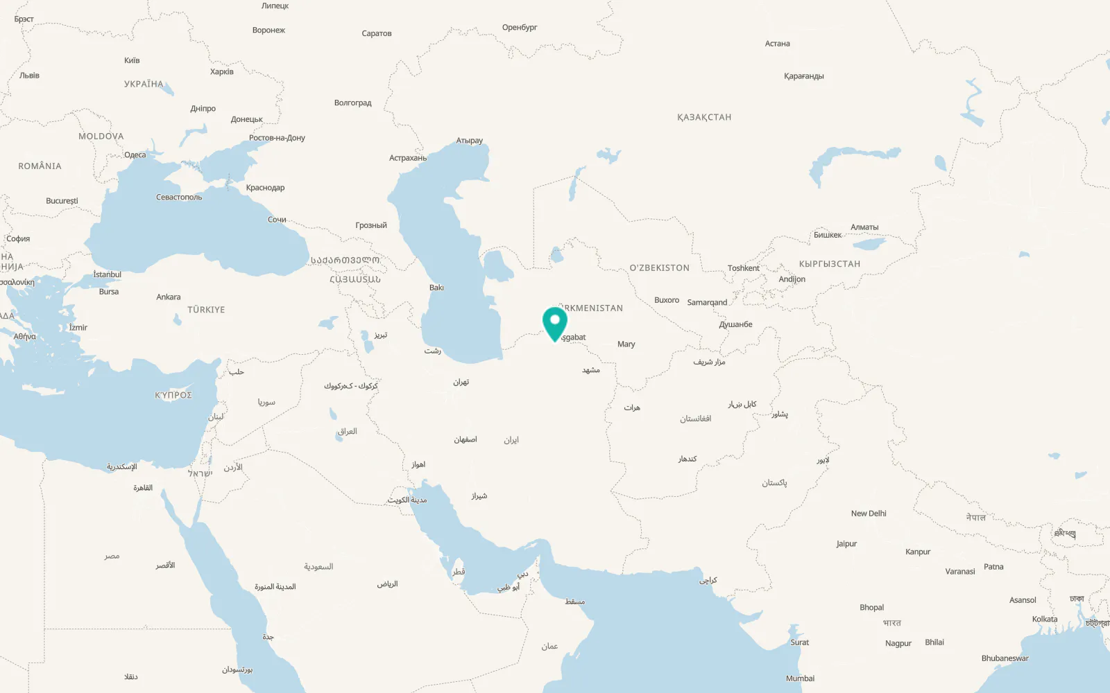 Map of Bojnūrd