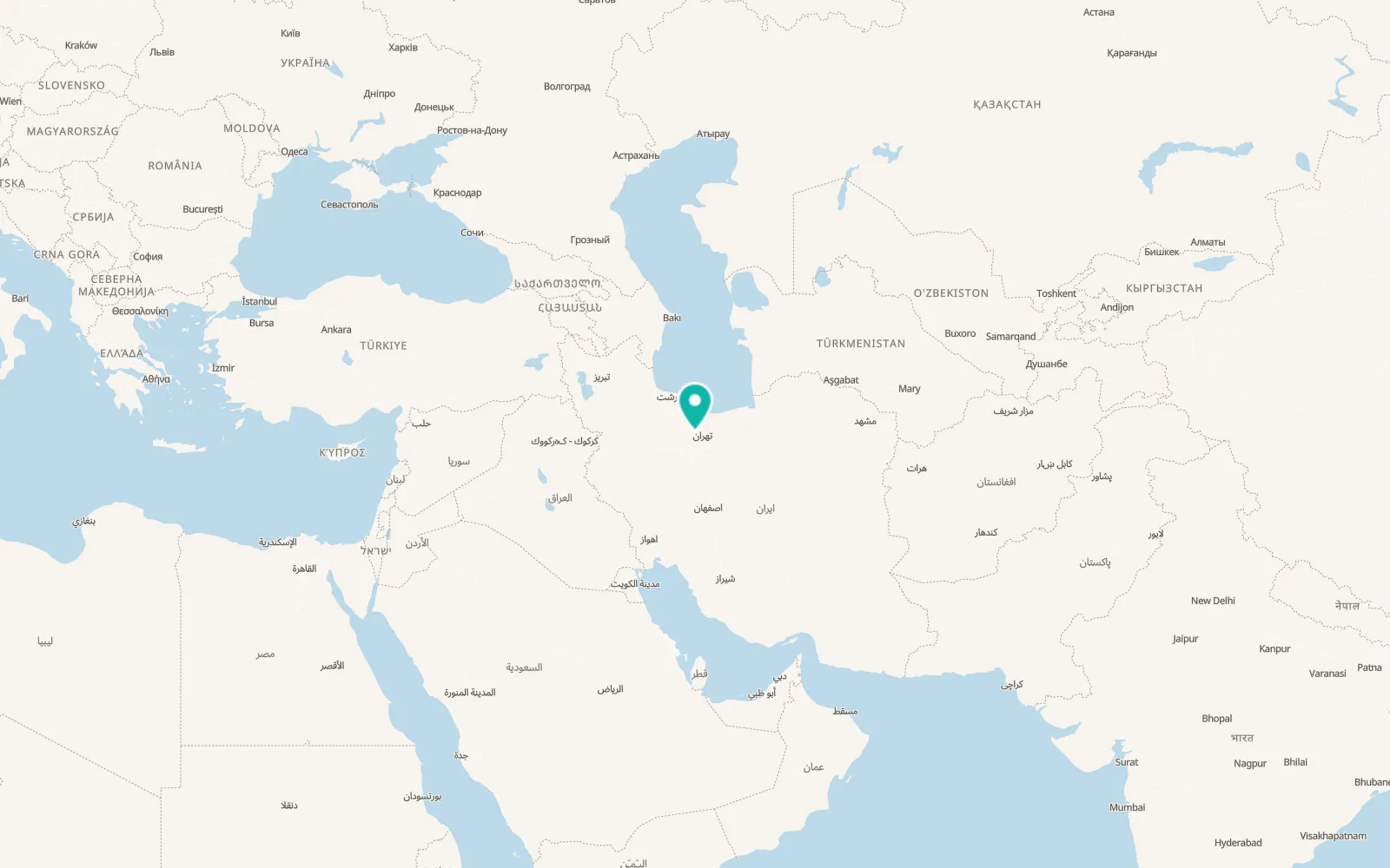 Map of Fardīs