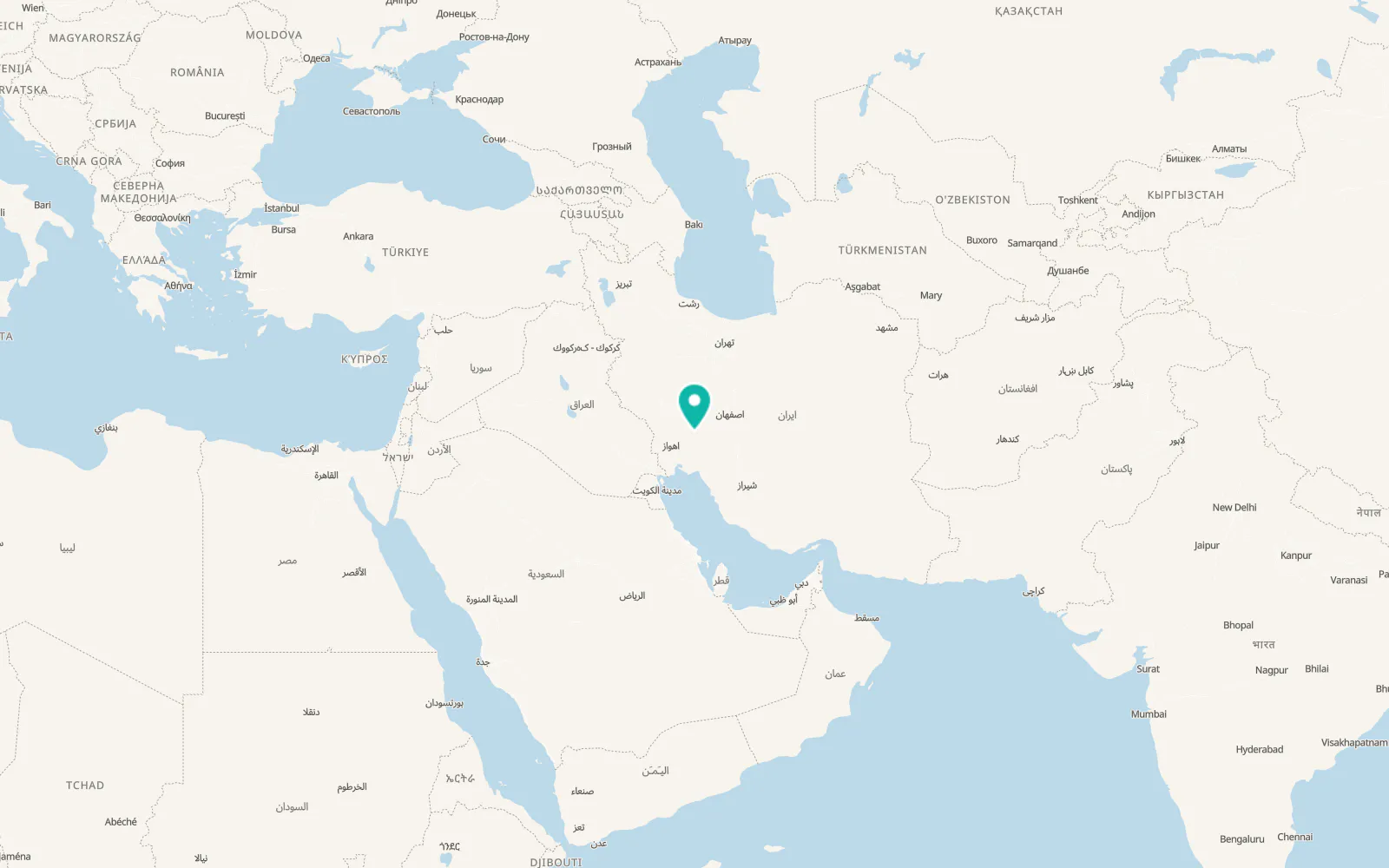 Map of Īz̄eh