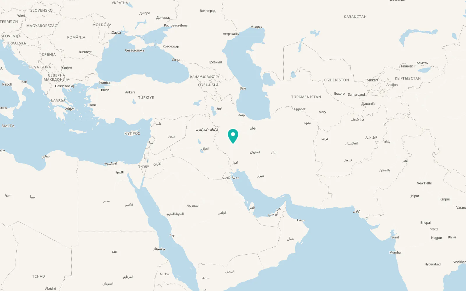 Map of Khorramabad