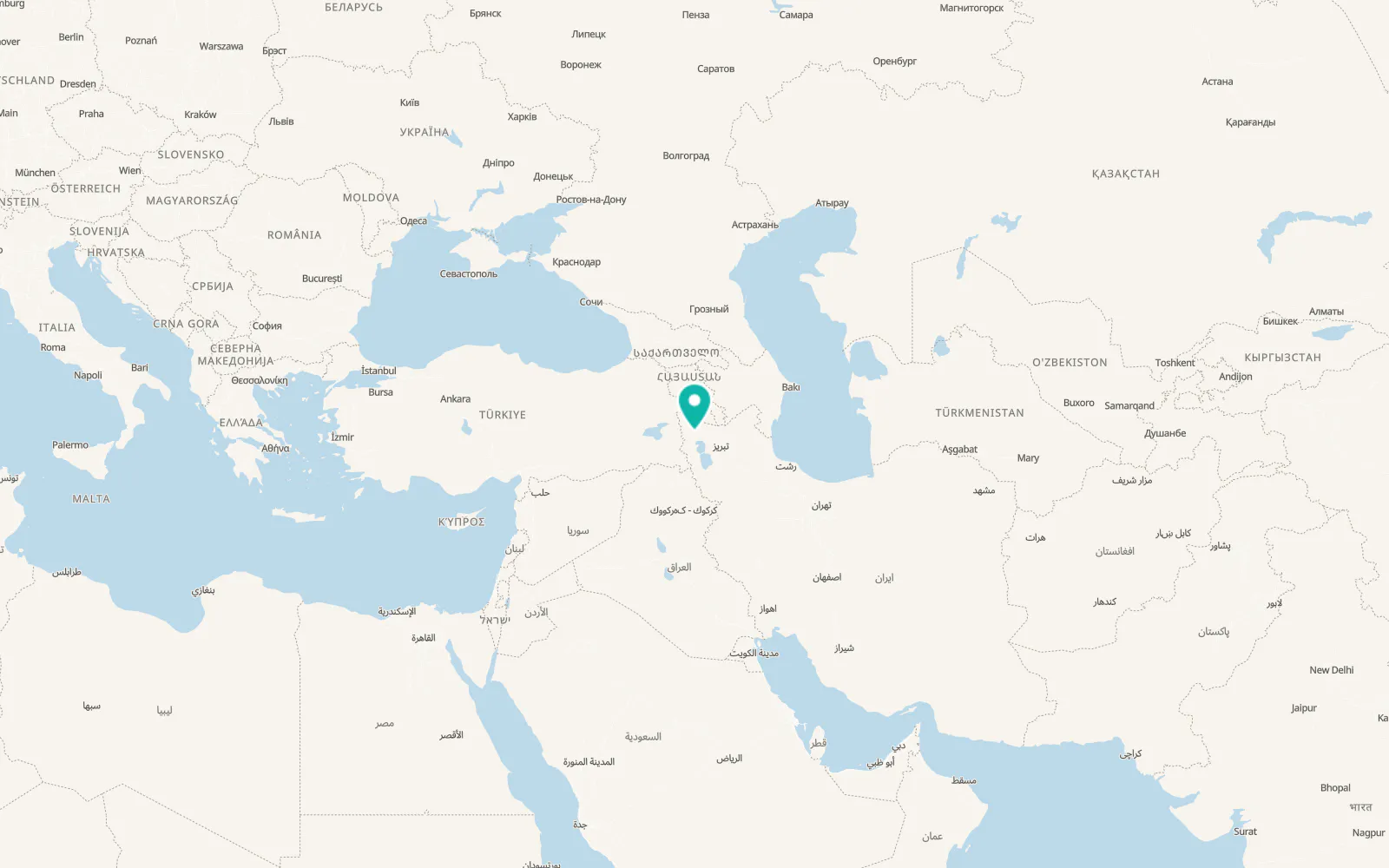 Map of Khowy