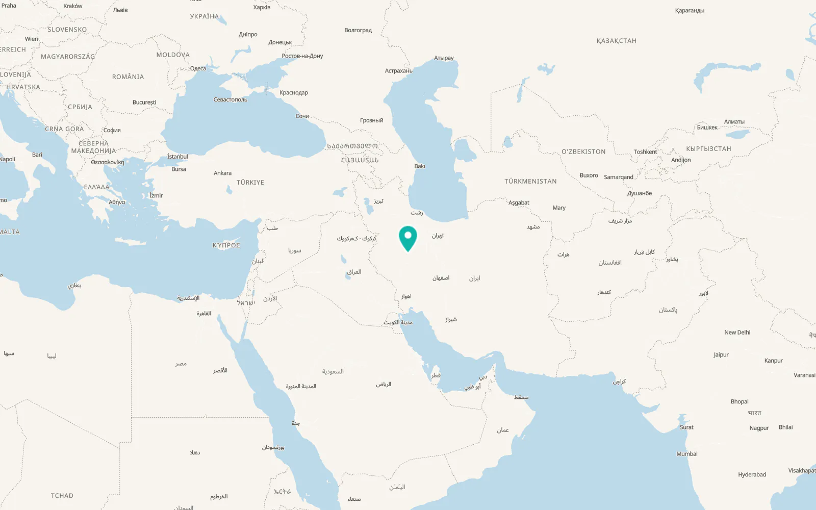Map of Malāyer