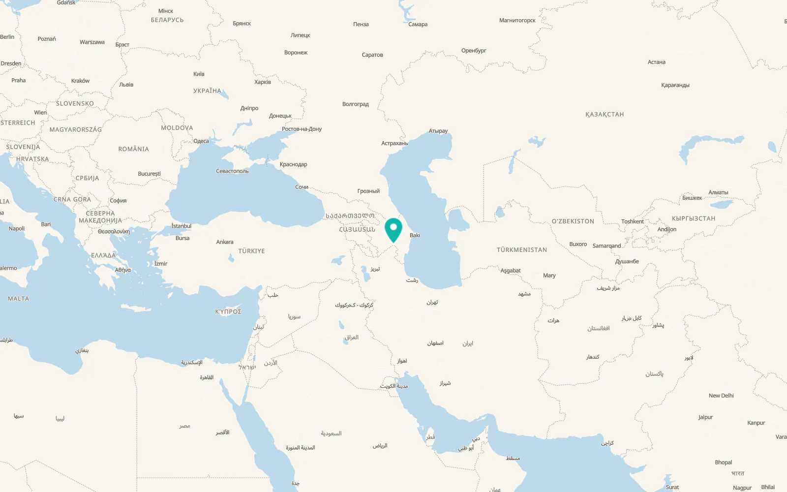 Map of Pārsābād
