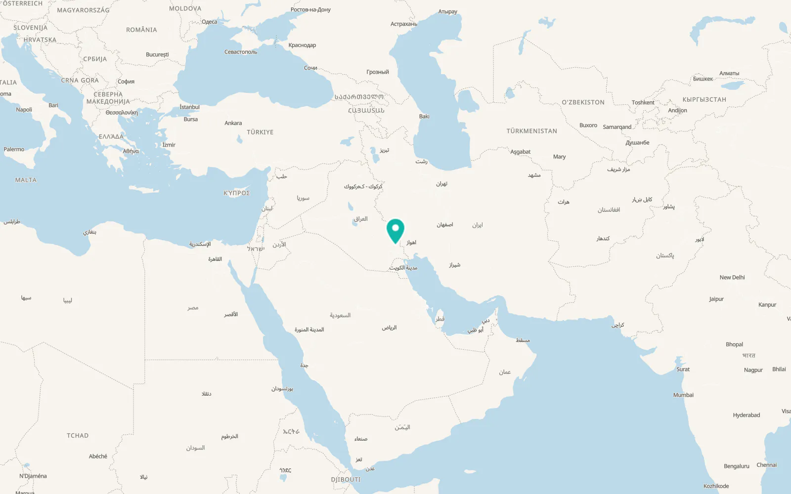Map of Al Madīnah