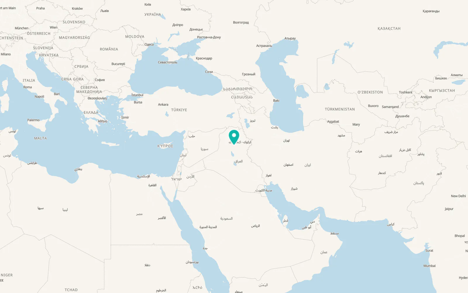 Map of Bayjī