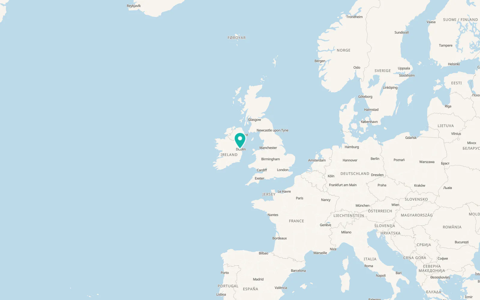 Map of Tallaght