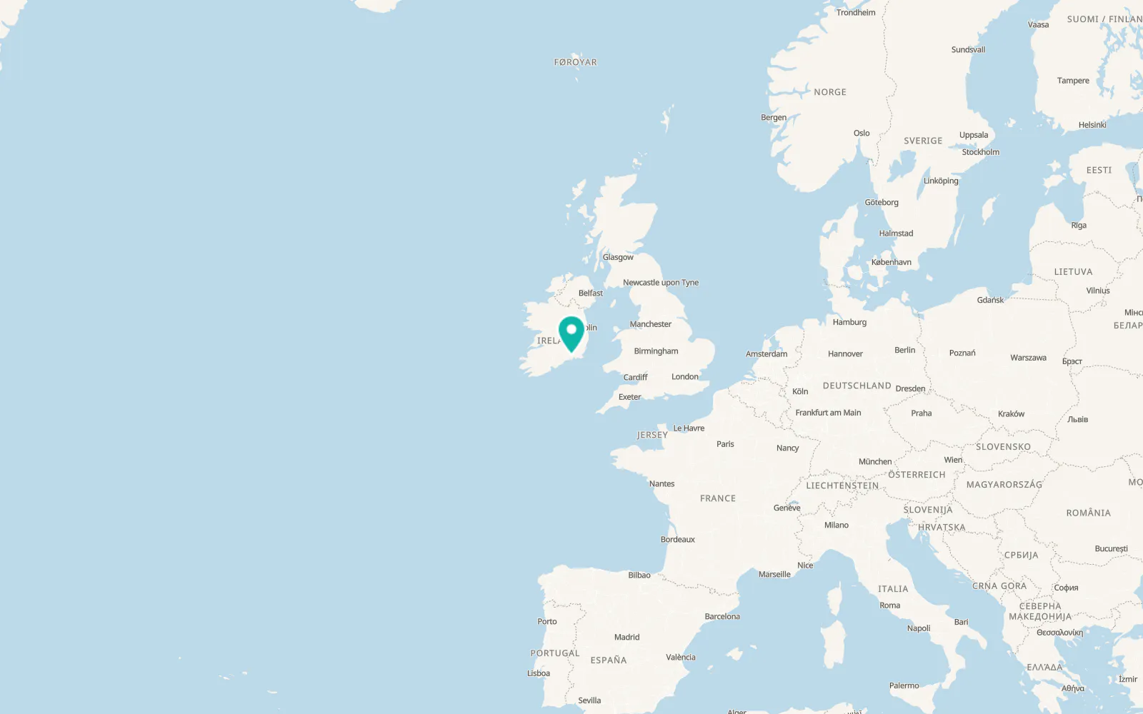 Map of Waterford