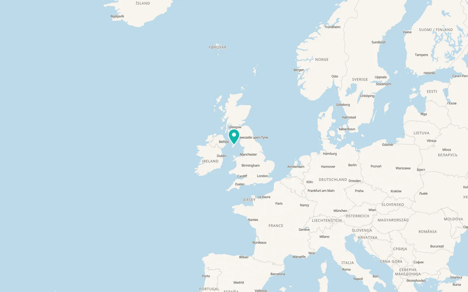 Map of Laxey