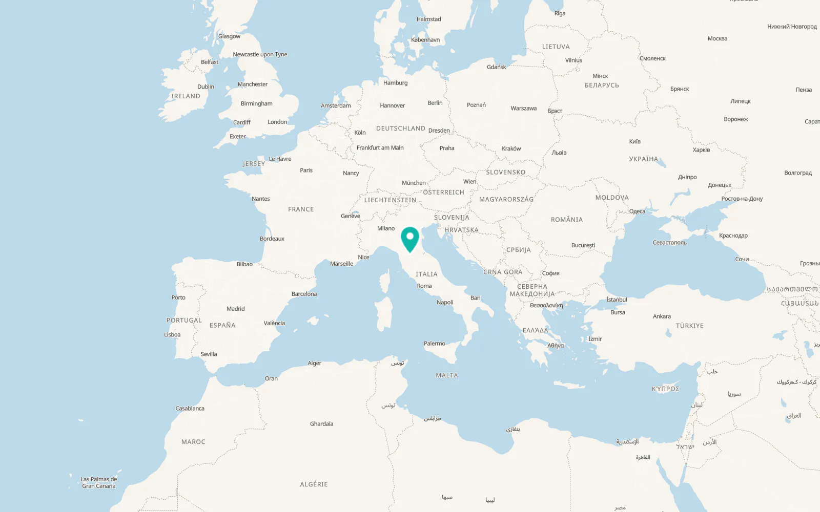 Map of Florence