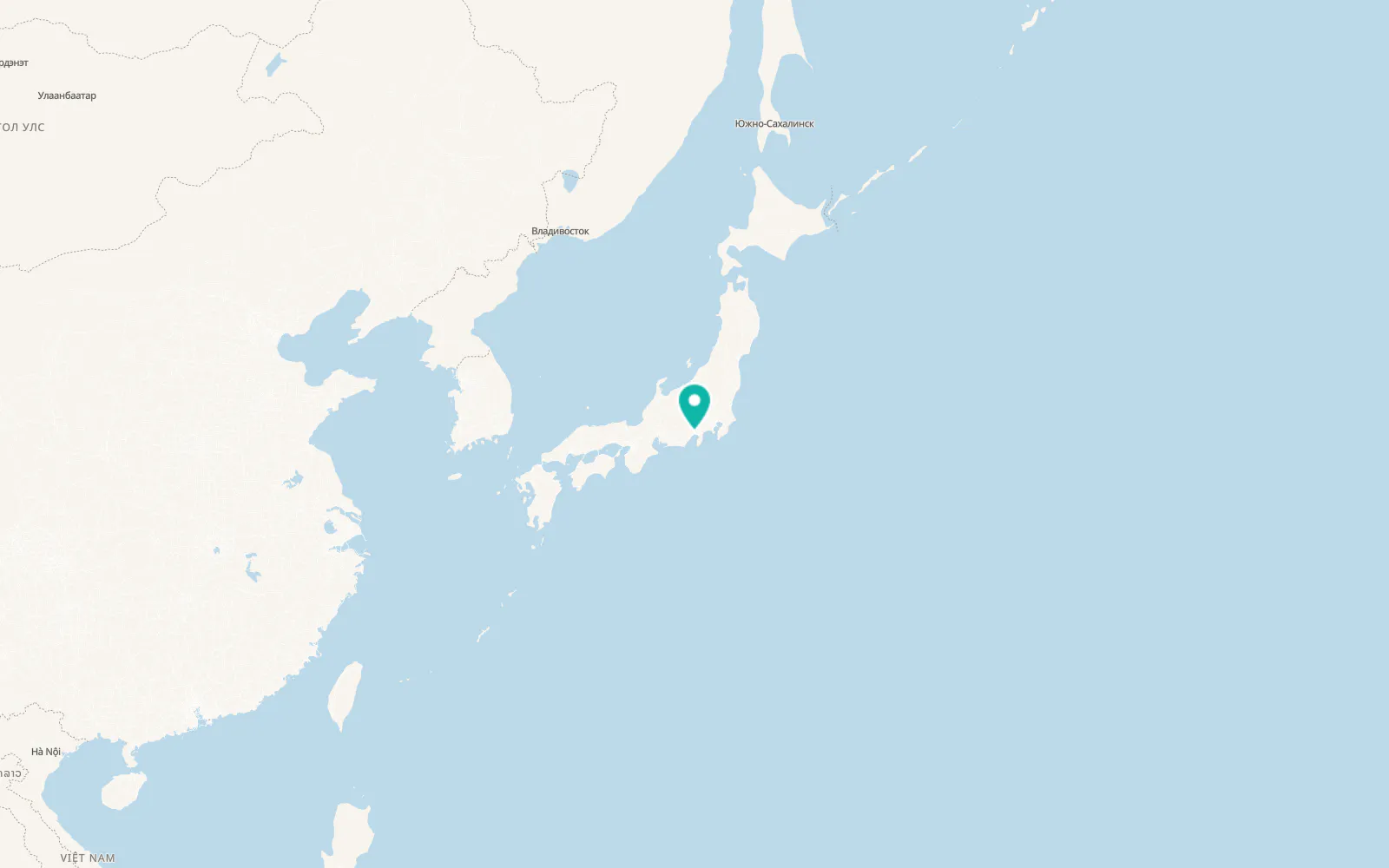 Map of Fuji