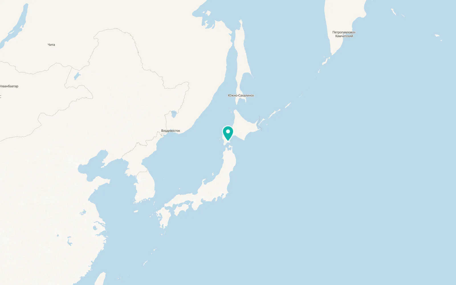 Map of Hakodate