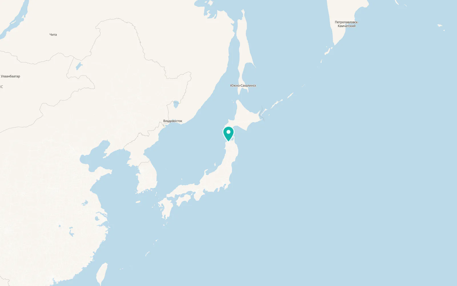 Map of Hirosaki