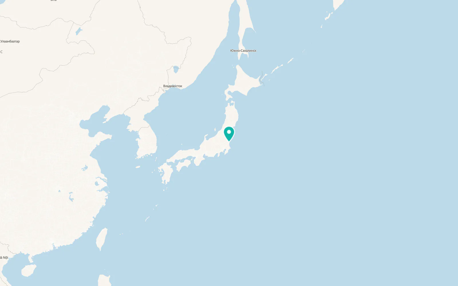 Map of Hitachi-Naka