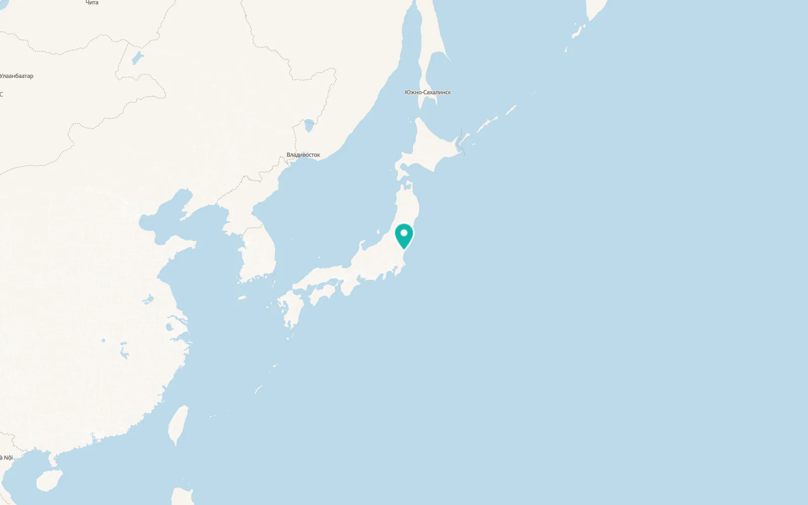 Map of Hitachi