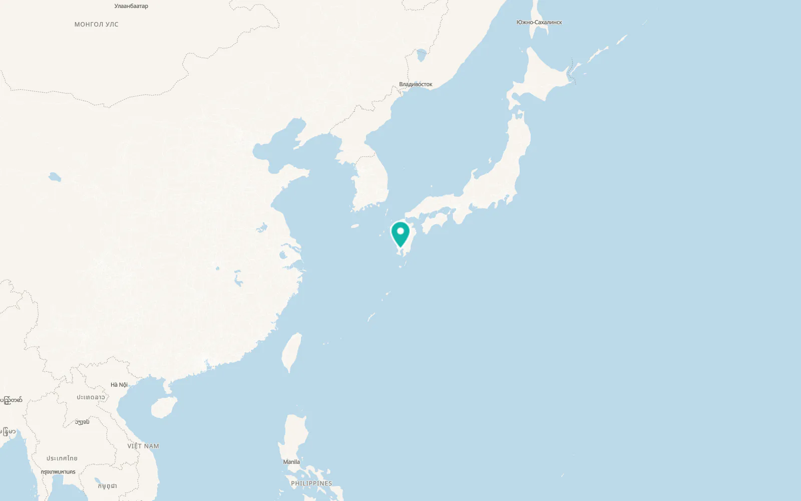 Map of Kagoshima