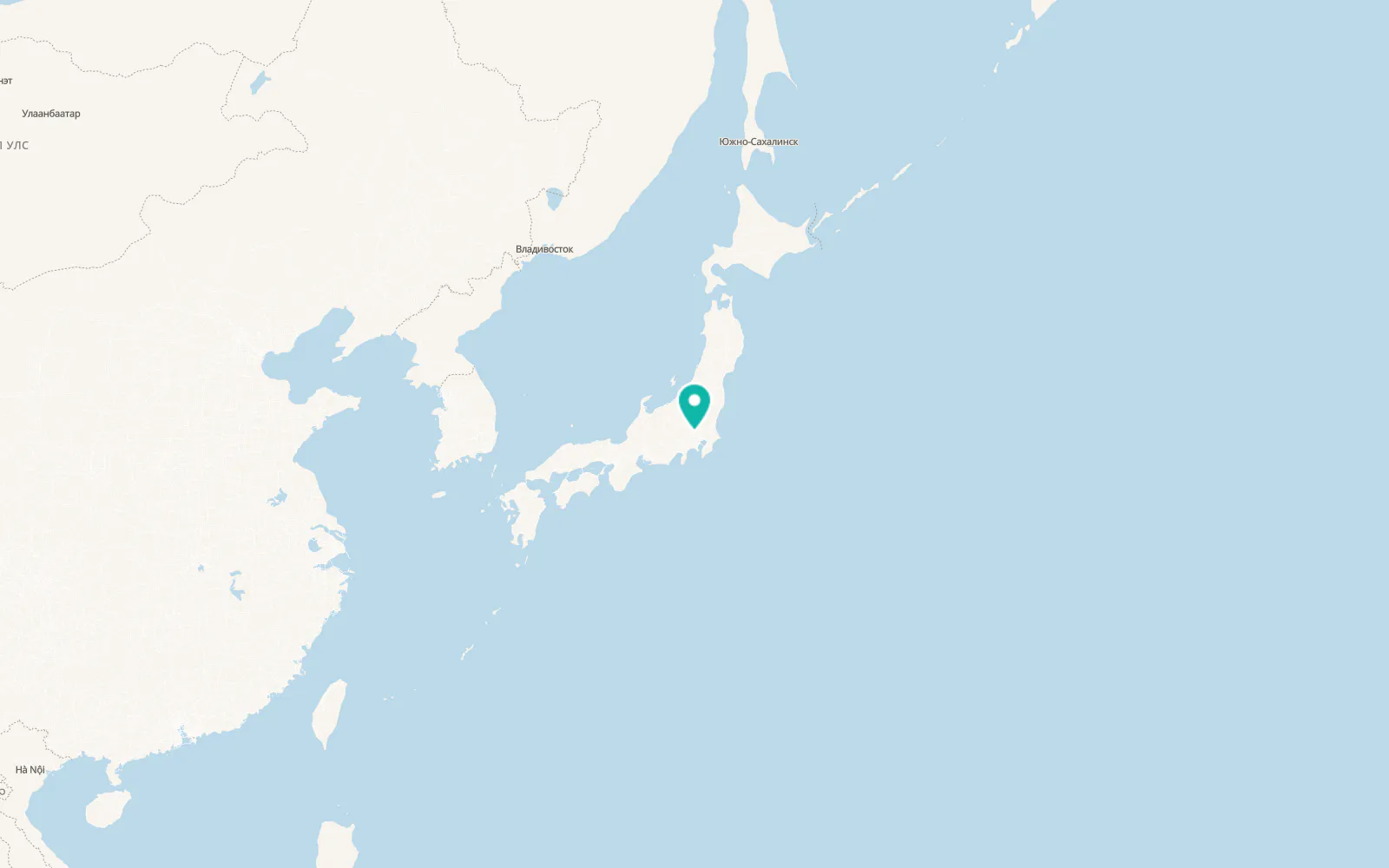 Map of Kawagoe